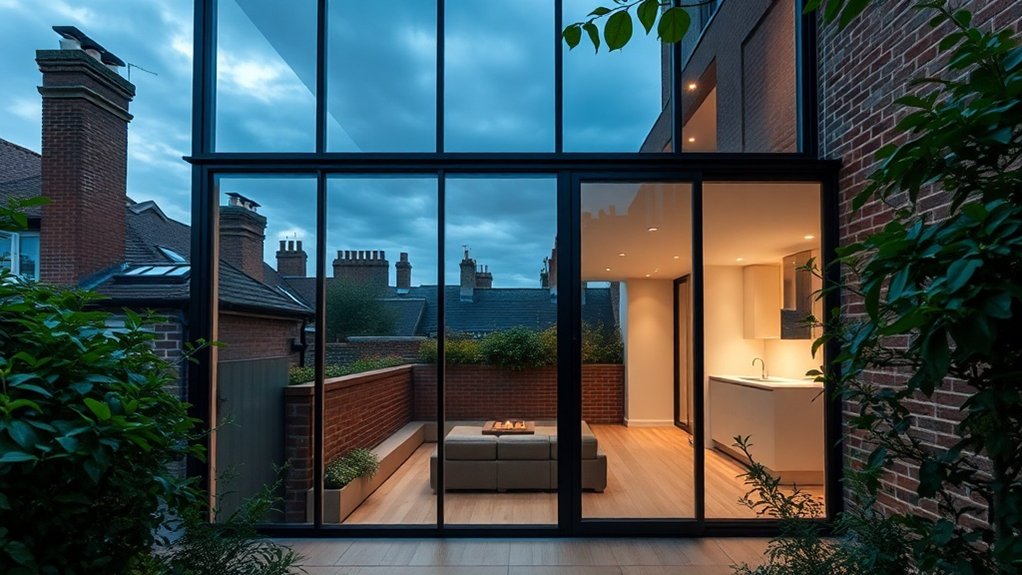 Glass Extension Walls Putney