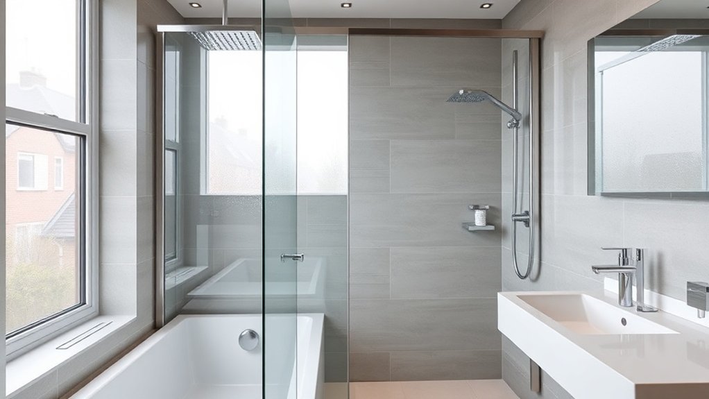 Semi-Frameless Shower Screens Putney