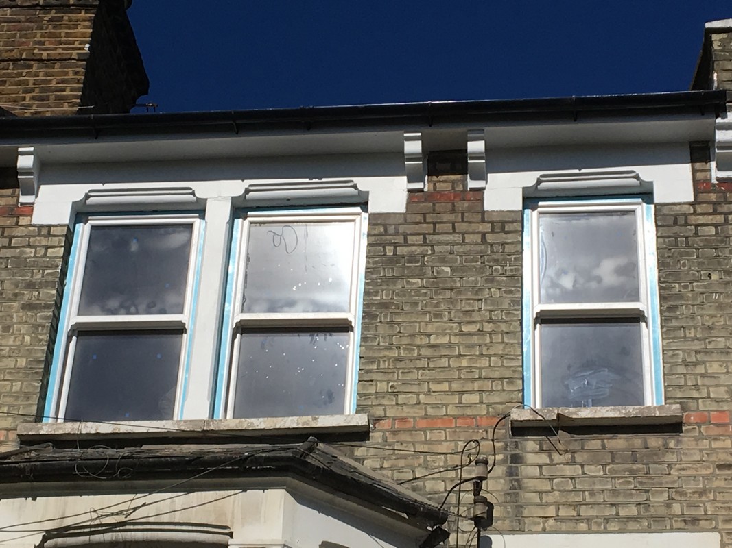 New uPVC sash windows fitted on Victorian terrace in Putney